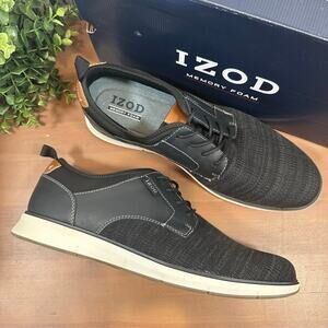 Izod Men's Drift Black Oxford Casual Shoes Size 11
